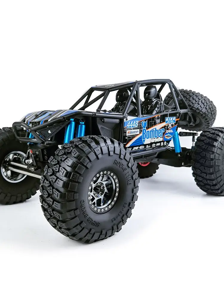 YEAHRUN 4 Stuks Beadlock Velgen/2.2 inch Rubbe Banden 150mm Voor 1/10 RC Crawler Auto Axiale SCX10 90046 Wraith 90048 90053 D90 - afbeelding 2