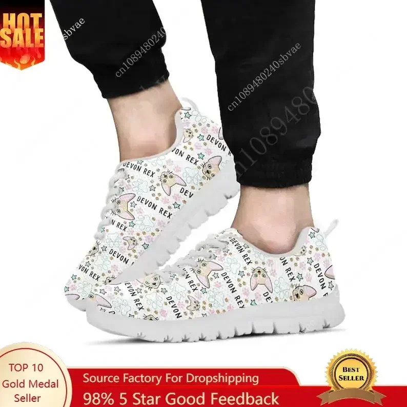 Zapatos Devon Rex, zapatillas ligeras para hombre, mujer, adolescente, zapatillas deportivas, zapatillas de tenis informales, zapatillas personalizadas