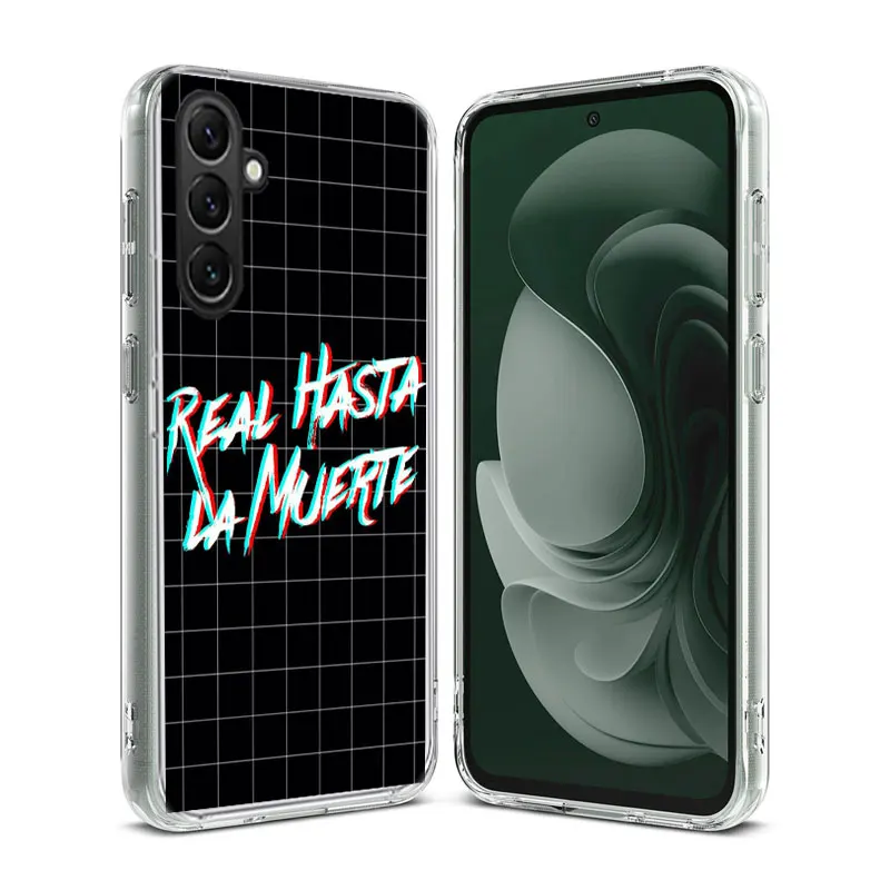 Anuel AA Real H-Hasta La M-Muerte Phone Case Samsung Galaxy A70 A50 A40 A30 A20E M30S M31 M21 M12 J8 J6 J4 M32 M52 M51 A90 A80 A