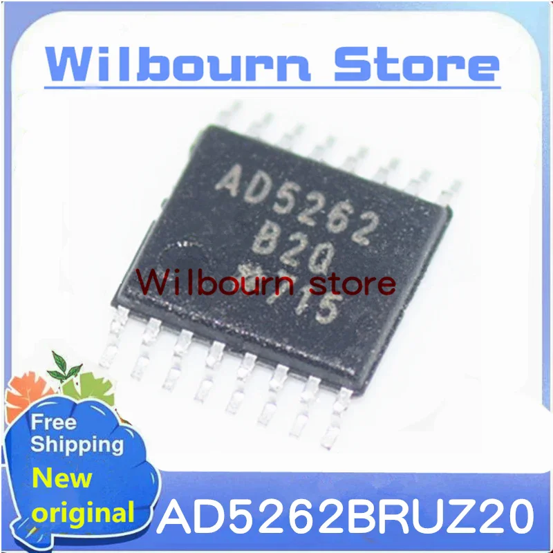 

5PCS~50PCS/LOT AD5262BRUZ20 AD5262 AD5262B20 TSSOP16 100% New original