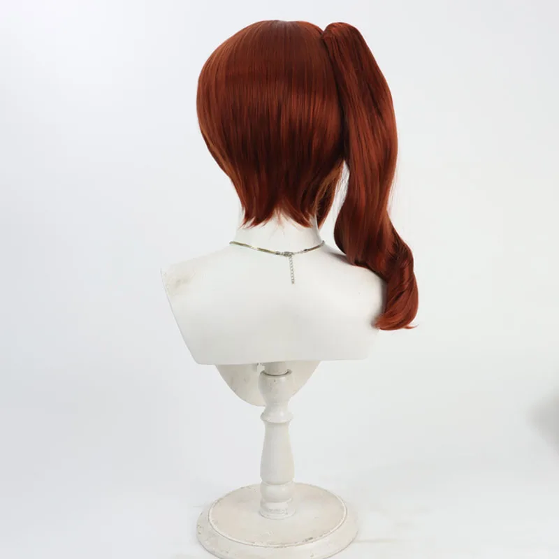 Gakuen Idolmaster Igarashi Kyoko Cos Cosplay Wig Halloween Party Prop Synthetic Hair Heat Resistant Fiber + Wig Cap