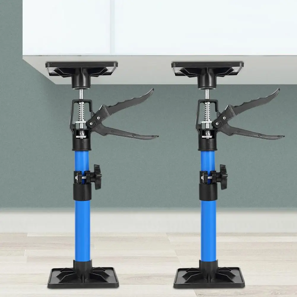 2Pcs Cabinet Jacks Hand Support Rod Telescopic Steel Pole 132LB Load Capacity Pole Quick Support Rod DIY Installation Helper