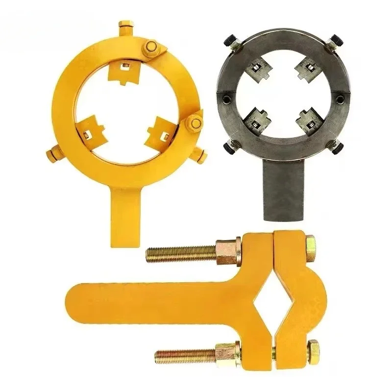 Construction Machinery Parts Professional 2-4 Claws Cylinder Gland Wrench, Hydraulic Cylinder Repair Tools for Excavator