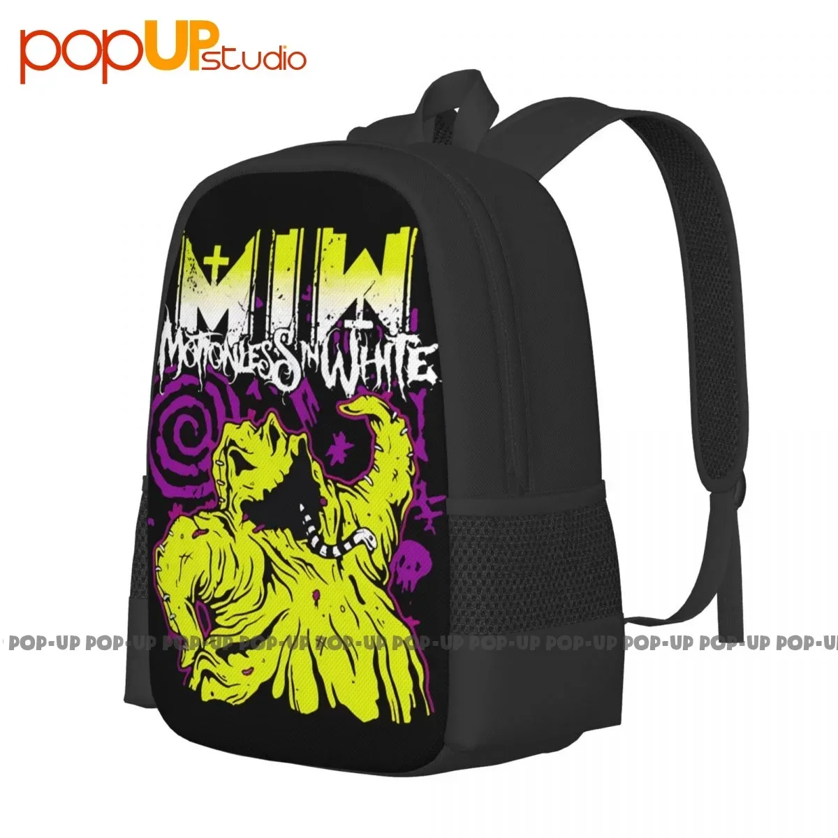 Motionless In White Merch Oogie Boogie Backpack Large Capacity Fashion Schoolbag Personalised Multi-function