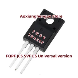 5PCS FQFP SVF CS JCS 7N60 7N65 7N80 8N60 8N65 TO-220F 600V-700V 7A 8A N-Channel MOSFET Universal version
