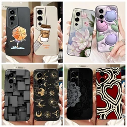 For Tecno Pova 4 Cases LG7n Fashion Flower Soft Liquid Silicone Fundas Matte Cover For Tecno Pova 4 Pova4 4G Pro LG8n Phone Case