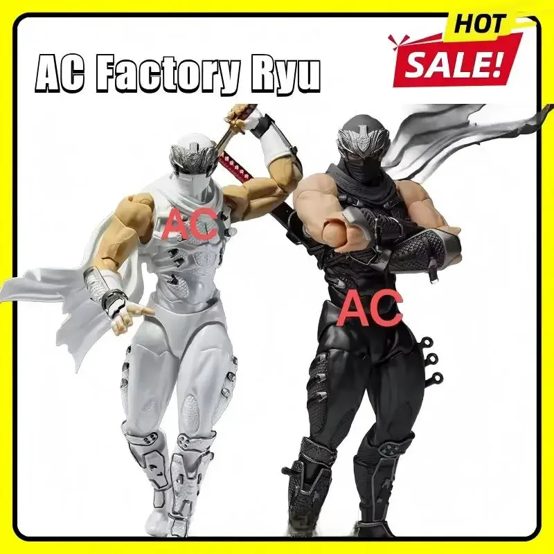 

New Ac Factory Toys Ninja Gaiden Ryu Hayabusa Action Figure Kaiyodo Revoltech Yamaguchi Figurine Ko Model Statue Gifts Toys