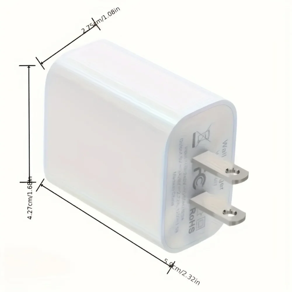 [MFi معتمد] 2+2 عبوة لشاحن iPhone السريع، شاحن حائط USB C بقدرة 20 وات مع كابل شحن سريع بطول 6 أقدام متوافق مع iPhone