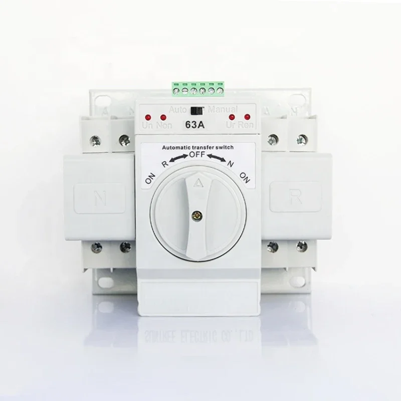 

MCB Type Dual Power Automatic Transfer Switch AC Series Changeover Switches