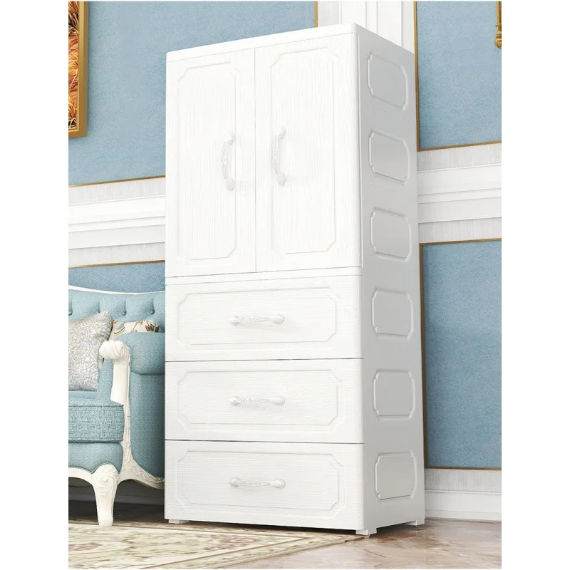 

Customized baby children's wardrobe baby simple bedroom household hanging clothes assembly storage cabinet