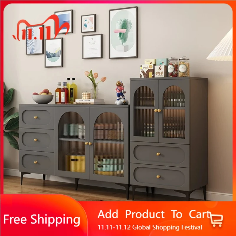 

Postmodern Modern Living Room Cabinets Handles Wooden Glass Display Cabinets Luxury Drawers Service Vitrina Trendy Furniture