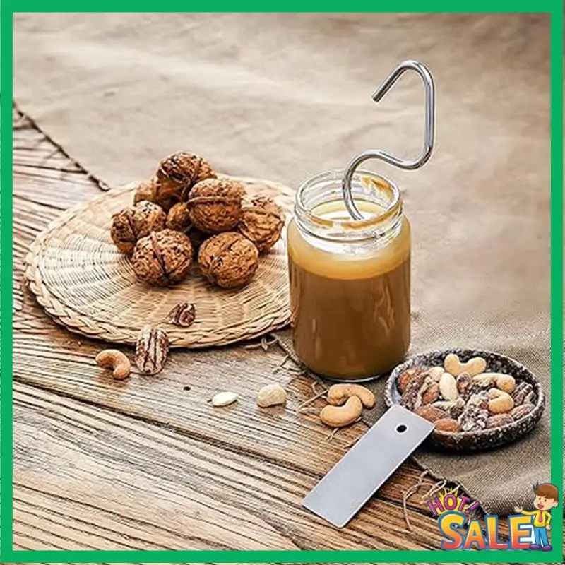 

A53T 3 комплекта, мешалка для арахисового масла, миксер для горехового масла, миксер для арахисового масла из нержавеющей стали, гаджеты, мешалка и скребок