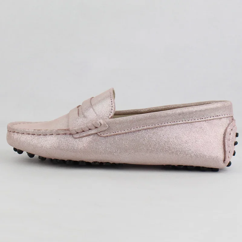 2024 New Arrival Casual Women shoes Genuine Leather Women Loafers Moccasins Fashion Slip On Women Flats Shoes