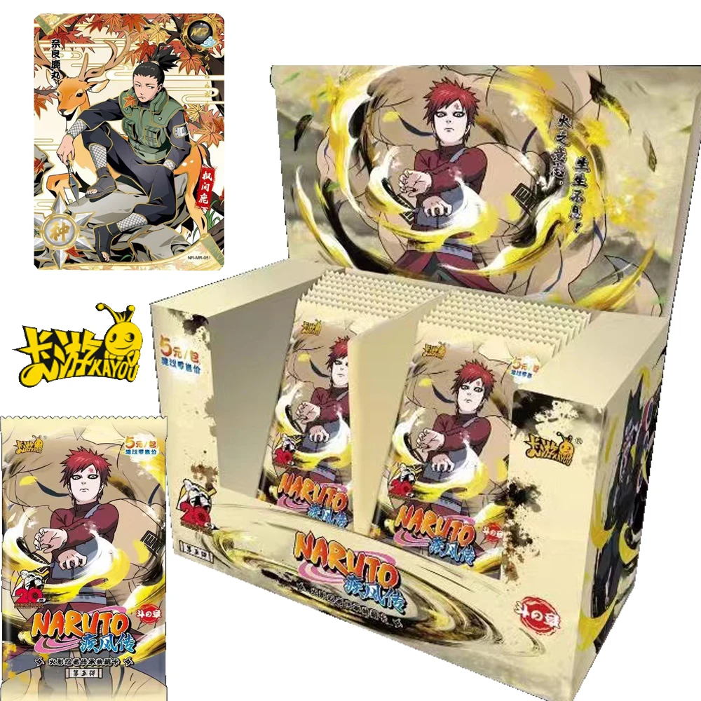 

Kayou Wholesale NARUTO Collection Cards for Children Entertainment Rare Limited Rich Colors Cards Toys Friends Anniversary Gifts