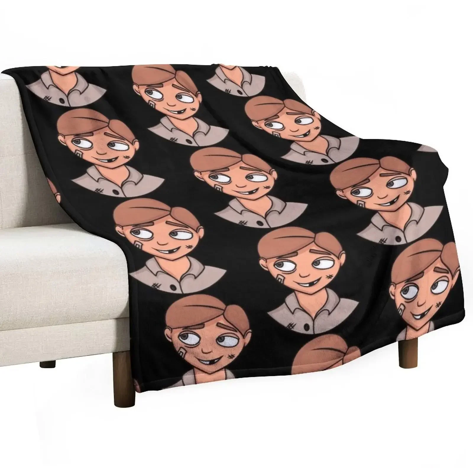 

moral orel Throw Blanket Furry Vintage Thins Soft Plaid Blankets