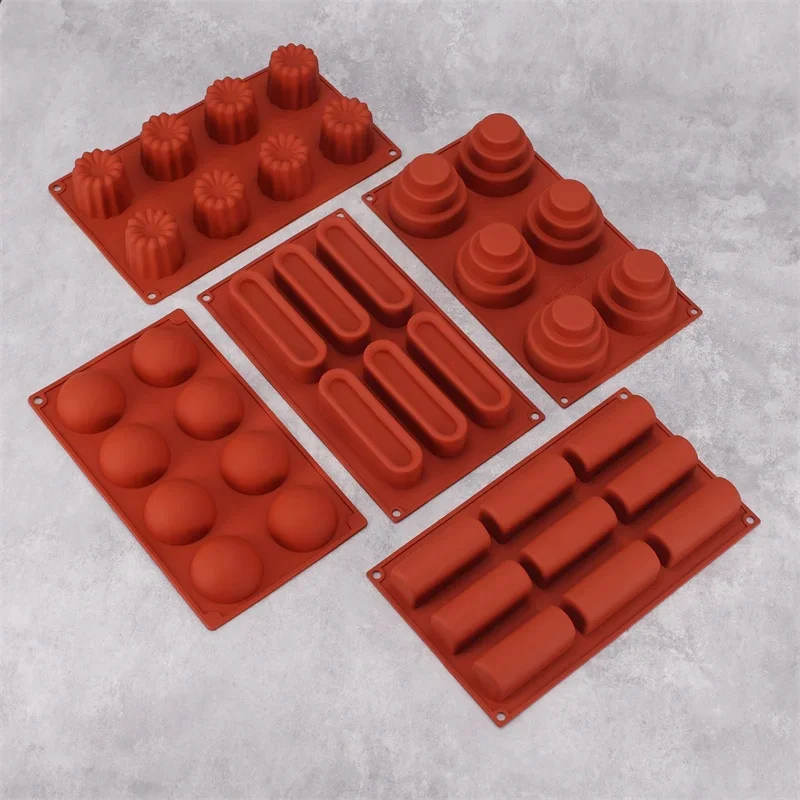 

3D Ball Round Half Sphere Silicone Molds for DIY Baking Pudding Mousse Chocolate Cake Mold Kitchen Accessories Tools Piping bags