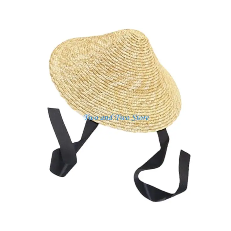 

HX6F Childrens Wide Brims Hat With Windproof Design Outdoor Hat For Ride And Adventures And Camping Gear