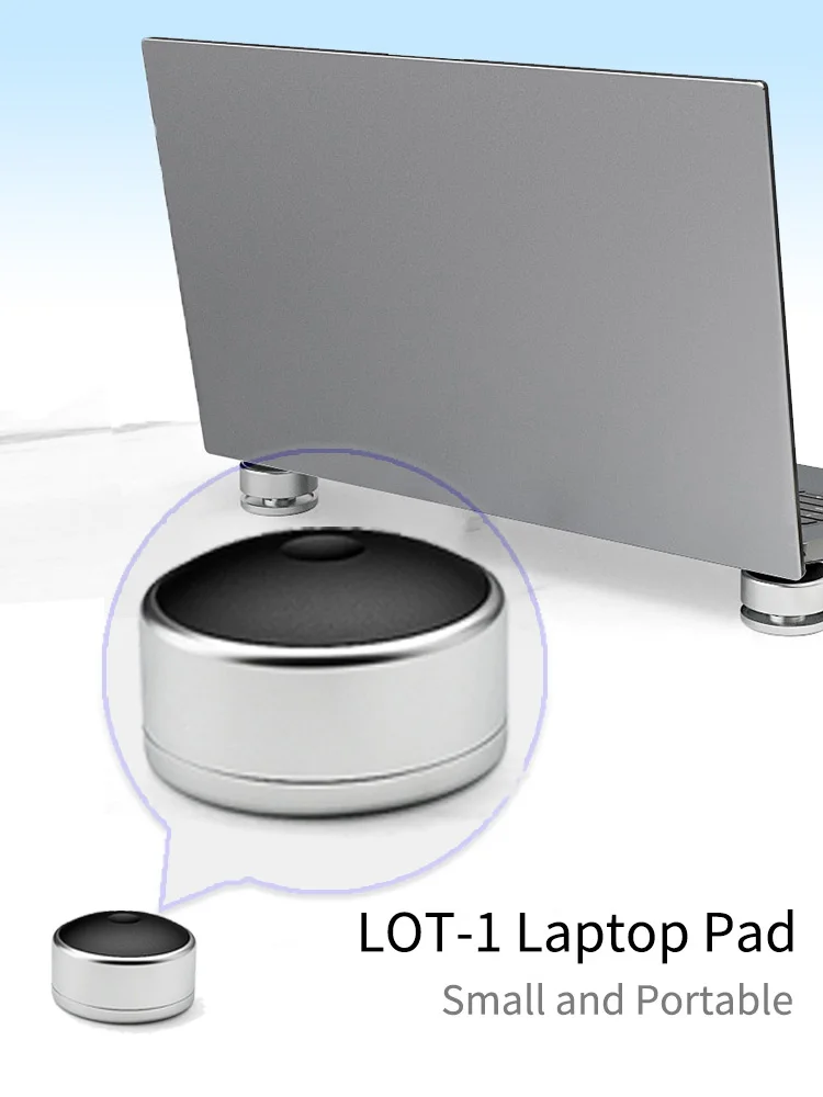 TEUCER LOT-1 Podstawka pod laptopa Przenośna podkładka chłodząca Przenośna regulowana podstawa chłodząca Uchwyt antypoślizgowy do MacBooka