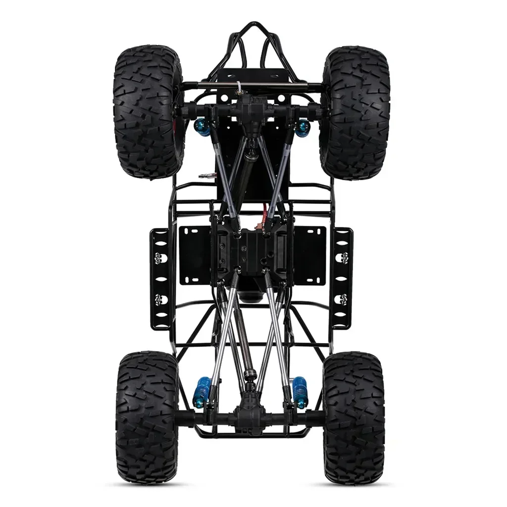 Marco de chasis de distancia entre ejes de coche teledirigido de 313mm con Tries para 1/10 AXIAL SCX10 II 90046 90047 coche trepador de control remoto DIY