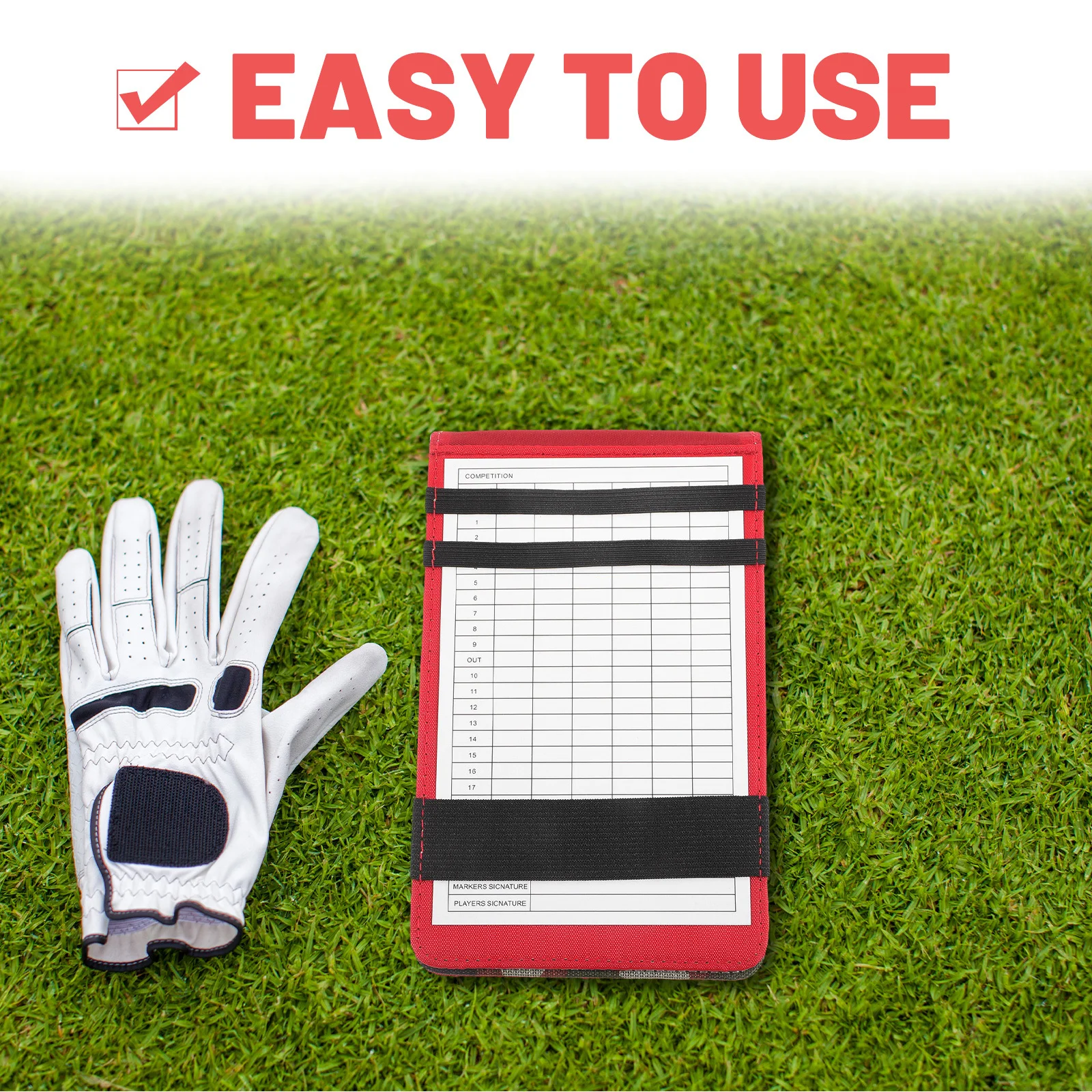

Scorebook Baseball Keeping Golf Notebook Accessory Oxford Cloth Golfs Balls Record