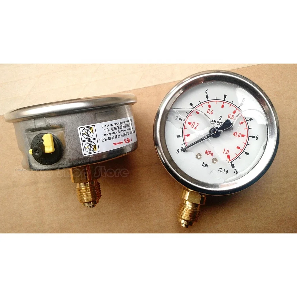 Manometer 0-10 bar 0-60bar 0-2500bar mit