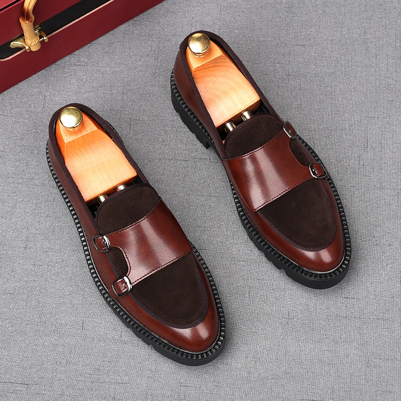 British Style Loafers Men's Th - Monk Strap Shoe review and price