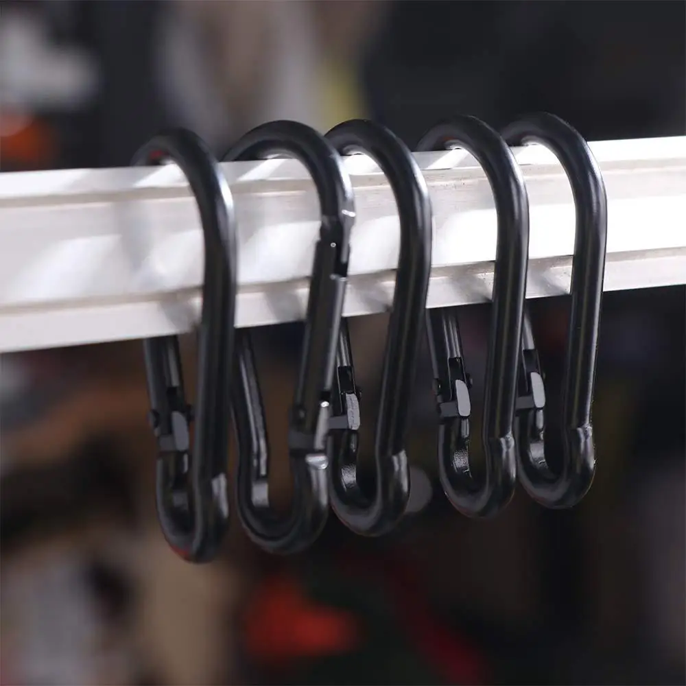

5pcs Gourd Shaped Gourd Carabiner Keychain Quick Link Lock Ring Mountaineering Hook Protect Durable Gourd Safety Buckle