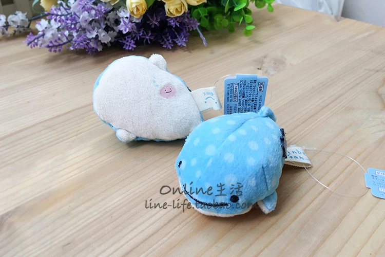 Jinbei San Whale Shark Plush Toy Mini Sandbag Cartoon Anime Kawaii Cute Plushies Kids Toys for Girls Boys Children