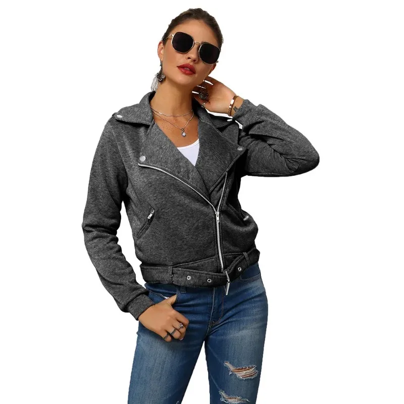 Autumn Women Basic Jackets 2024 Black Slim Lady Jacket Sweet Female Zipper Femme Outwear Coats Long Sleeve Jackets veste femme