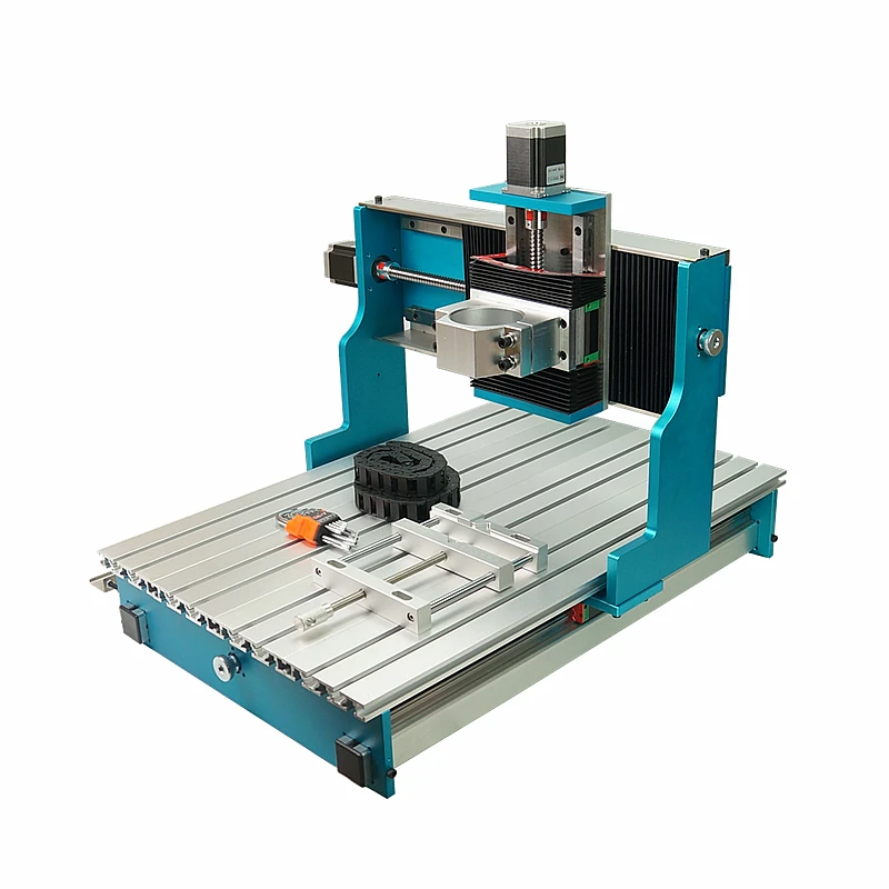 4 Axis CNC Frame 6040 Linear Guideway CNC Router Kit NEMA 23 Stepper Motor for DIY Engraving Drilling Milling Machine