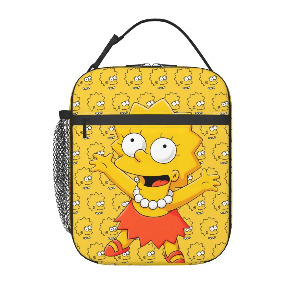 

Пользовательские S-Simpsones термоизолированные сумки для обеда с мультяшным принтом, многоразовая коробка для бенто для школы, офиса, сумки для хранения еды