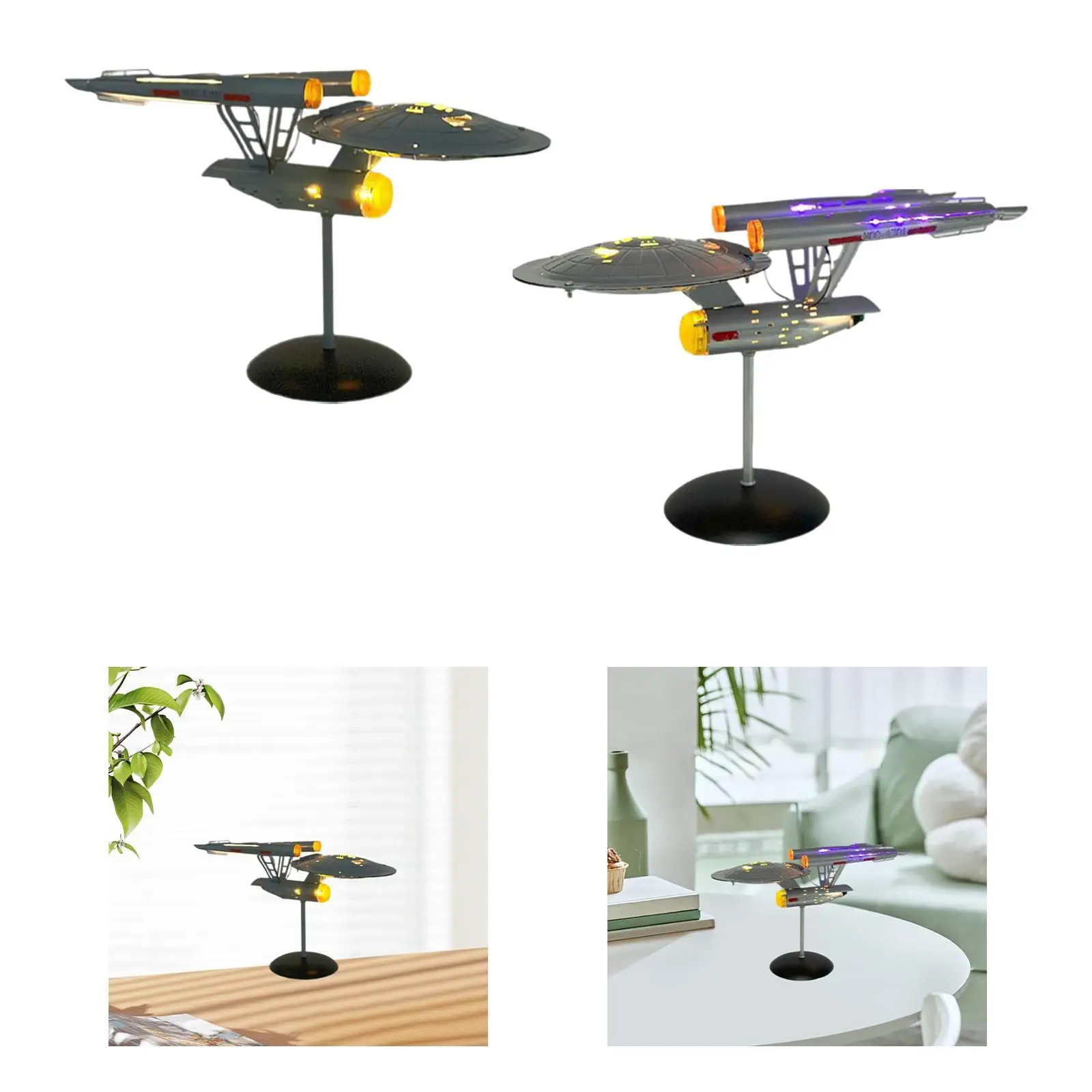 

Spaceship Model Iron Collectible Display Model for Home Living Room Shelf