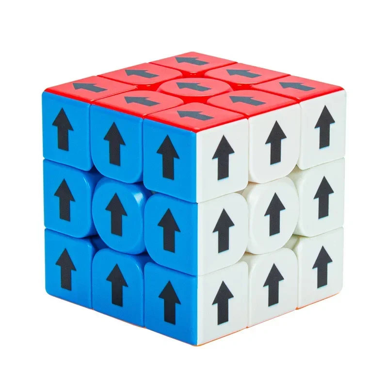 [Picube] Zcube Freccia Cubo 3x3 Velocità Magica Puzzle Senza Adesivo 3x3x3 Professionale Cubo Magico Giocattoli Educativi per Bambini MeiLong 3x3