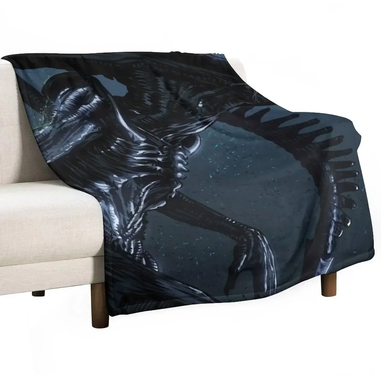 

Xenomorph Alien Throw Blanket funny gift decorative Multi-Purpose Blankets