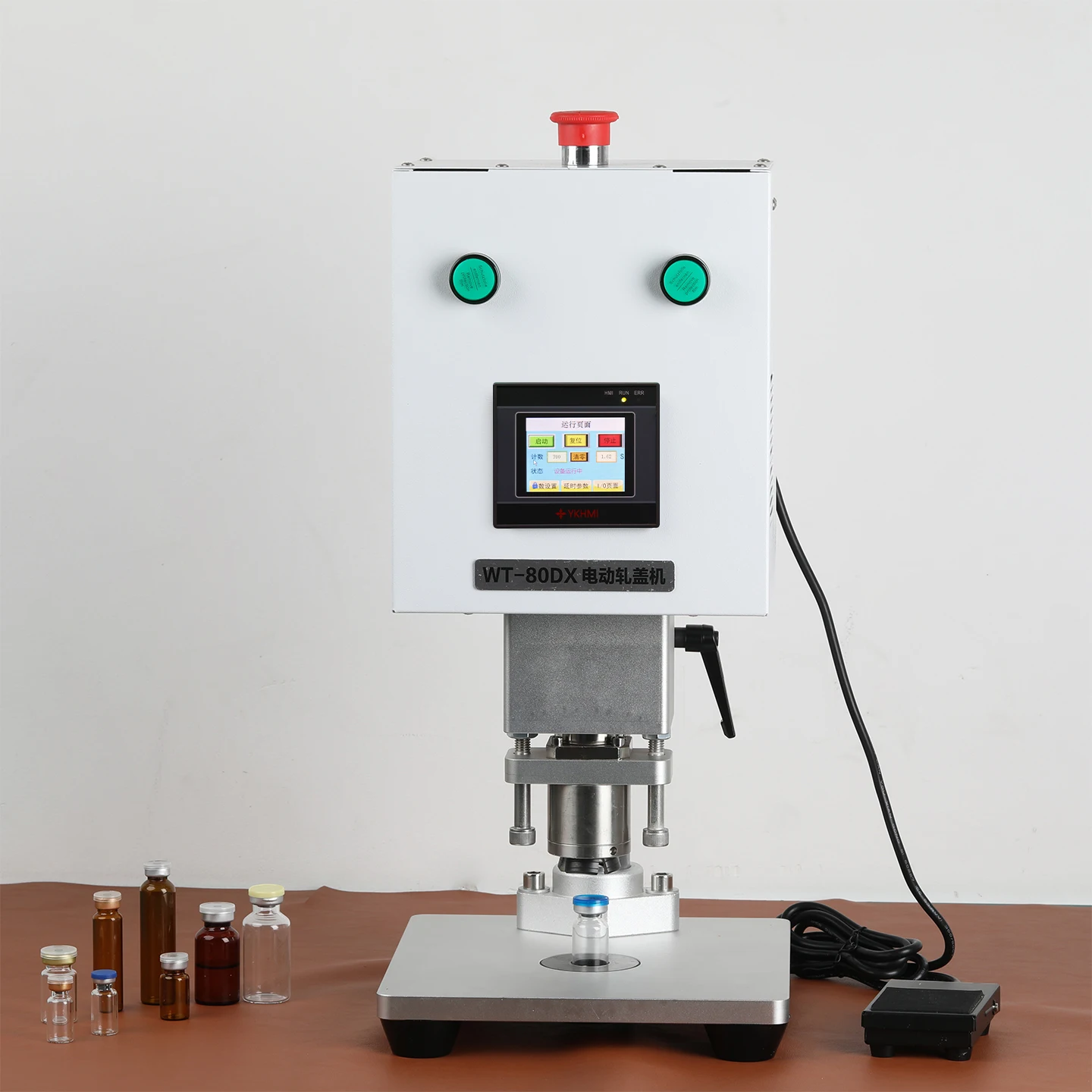 Carpenter WT-80DX pure electric penicillin bottle capping machine, ampoule capping machine, essential oil bottle capping machine