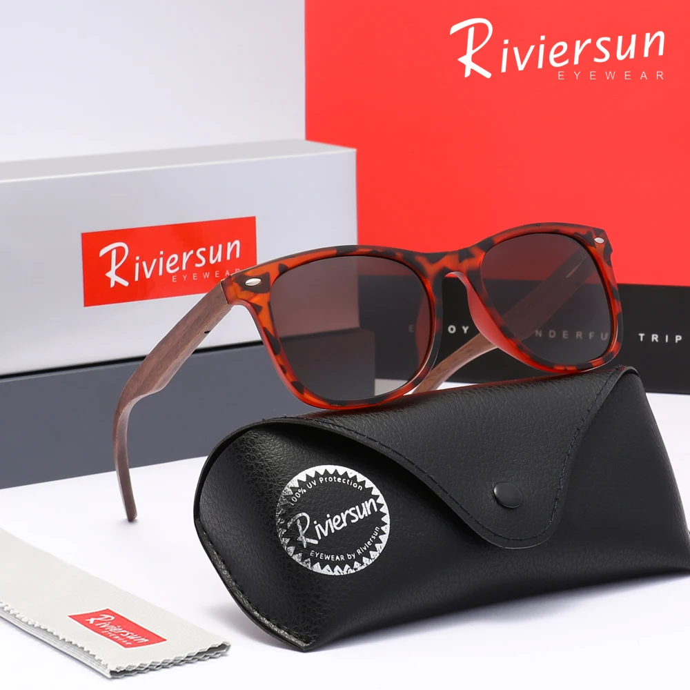 

Trendy Walnut Wooden Sunglasses Men Women Fashion Classical Driving Outdoor Polarized UV400 Cay Eye Frame Eyeglasses