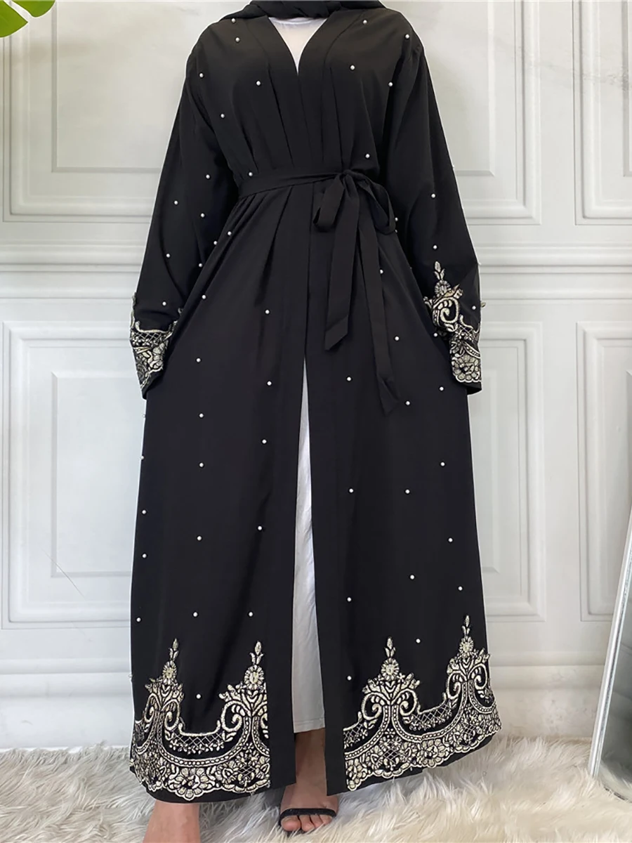 Modest Abaya Ramadan Dubai Robe Femme Musulmane Turkey Kaftan Islamic Clothing Muslim For Women Kimono Caftan Marocain Cardigan