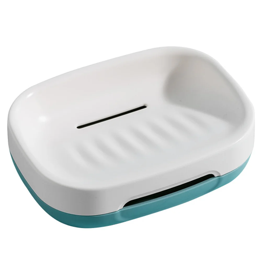 

STOBAZA Soap Drainer Travel Soap Dish Shower Sponge Holder Bath Container Rack for Household the Go Use