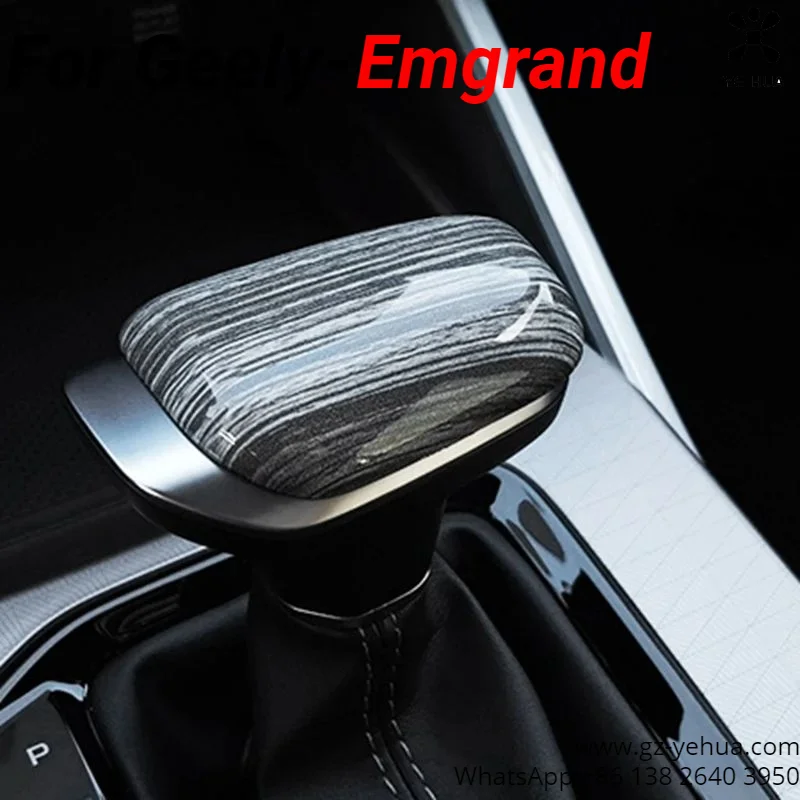 For GEELY EMGRAND 2022-2024 Gear Handle Head Cover Decorative Cover Automobiles Parts Accesorios Para Auto Tools