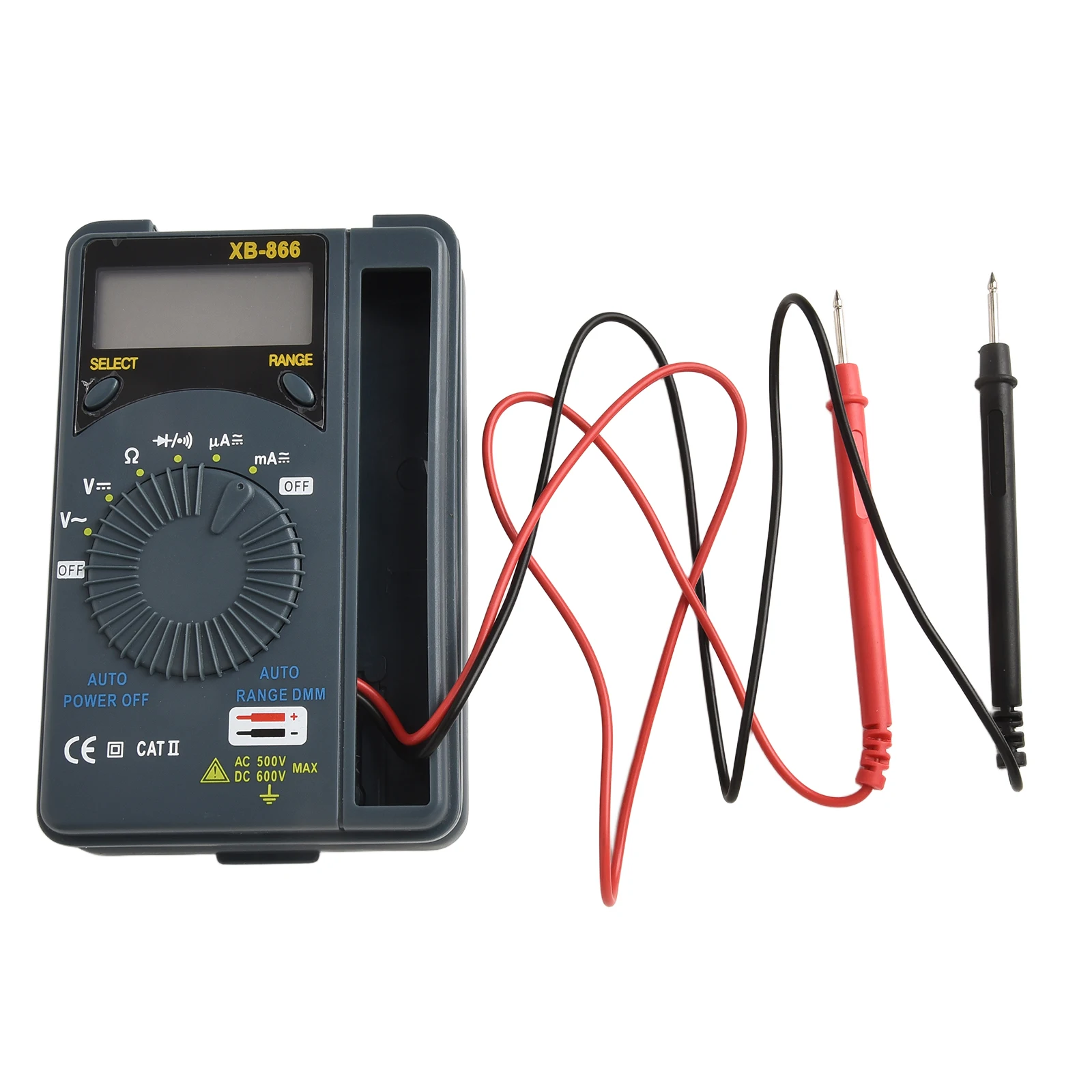 Digital Multimeter Voltmeter Tester 115x70x20mm 500V AC 80ω Beeper Auto Range LCD Measuring Tool Voltmeter Tester