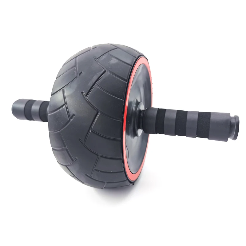 Rodillo de ejercicio para entrenamiento abdominal, rueda AB, entrenamiento efectivo con mangos de plástico y acero para el hogar