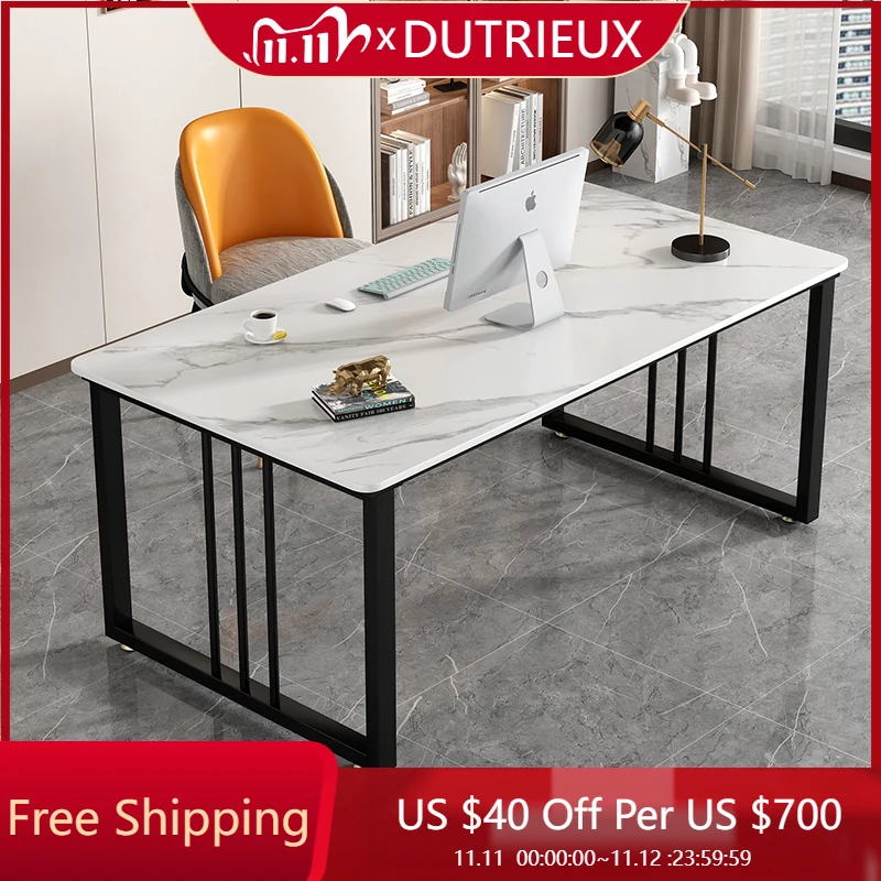 

Легкий роскошный уникальный стол, современный простой консоль для гостиной, компьютерный стол, стоячая подставка для монитора, мебель для гостиной Escritorios