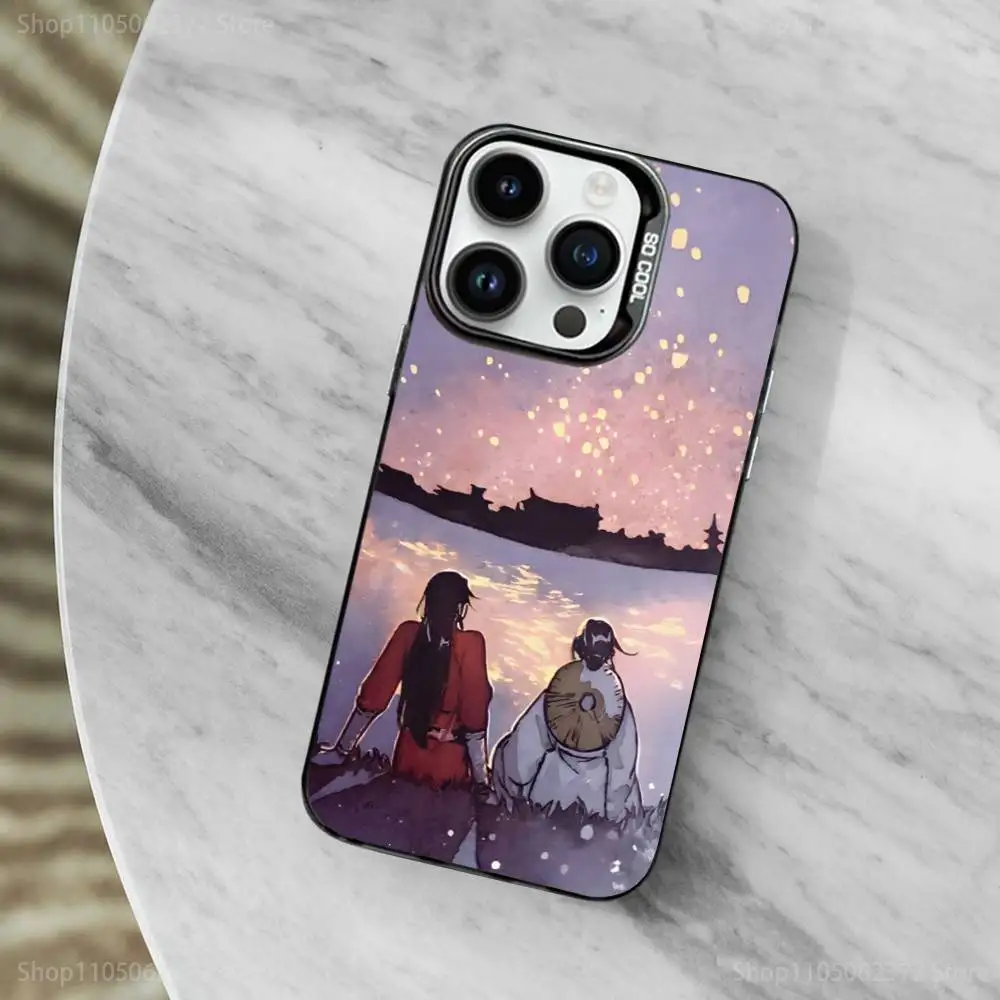 H-Heavens Officials Blessings Capa de telefone para iPhone 11,12,13,16,14,15, Mini,Pro,XS,MAX Capa preta fosca à prova de choque