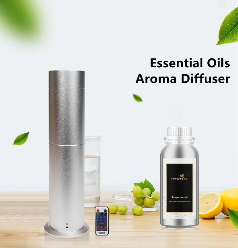 Diffusore di aromi colonna di olio essenziale macchina per profumo dispositivo in lega di alluminio diffusore ambiente aromatizzatore deodorante per ambienti