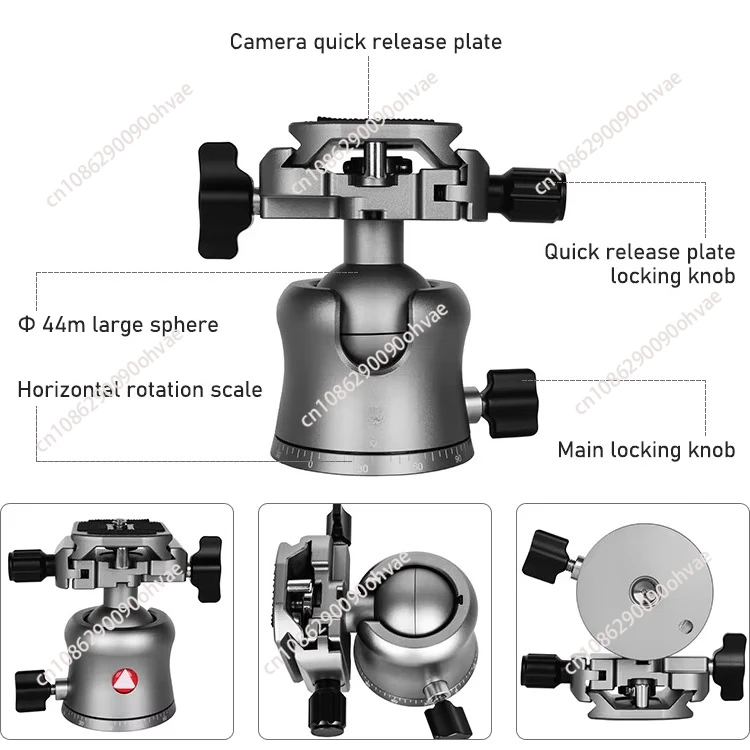 

Штатив для камеры из углеродного волокна с 4-секционным профессиональным штативом для зеркальных и видеокамер