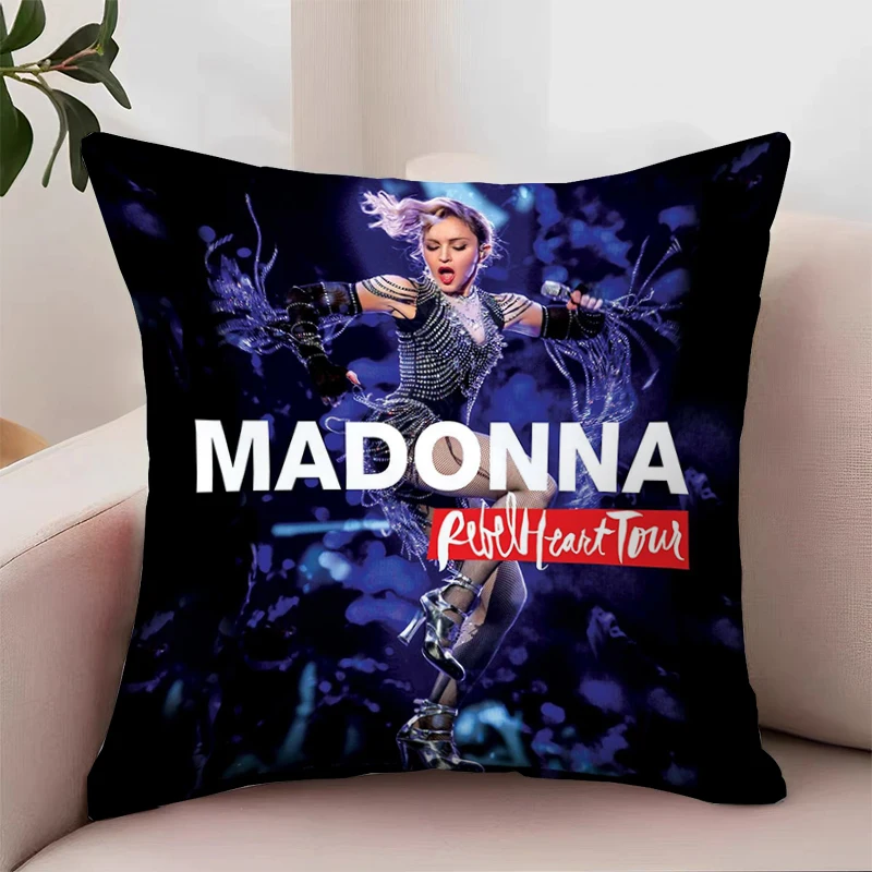 

M-Madonna Fan Gifts Decorative Pillowcase 40x40 Cover for Pillow Cases Decorative Cushion Cover 45x45 Cushions Covers Home Decor