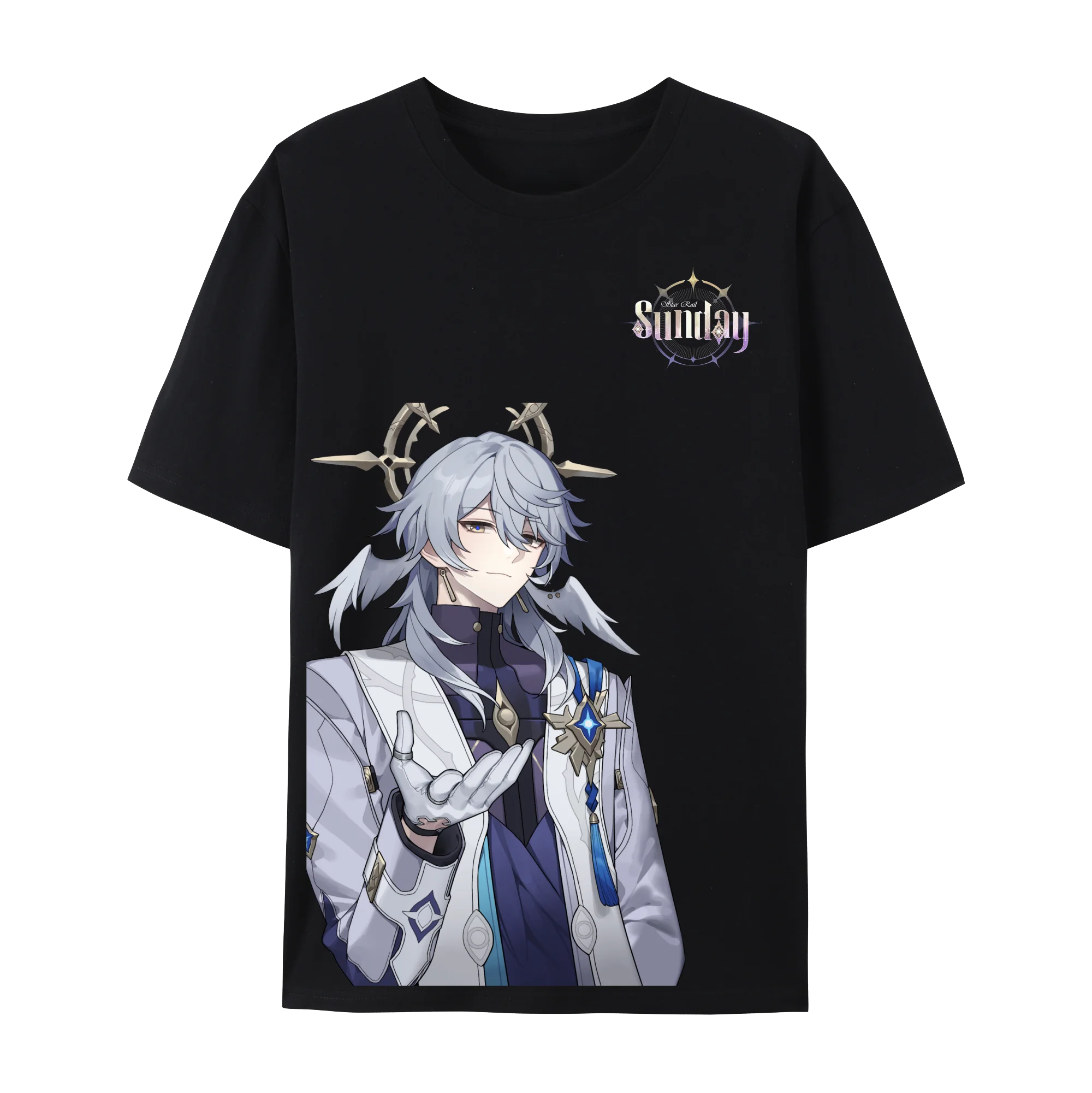 

Unisex Honkai Star Rail Sunday Impression Graphic Series 100% Cotton Short Sleeve T-Shirt