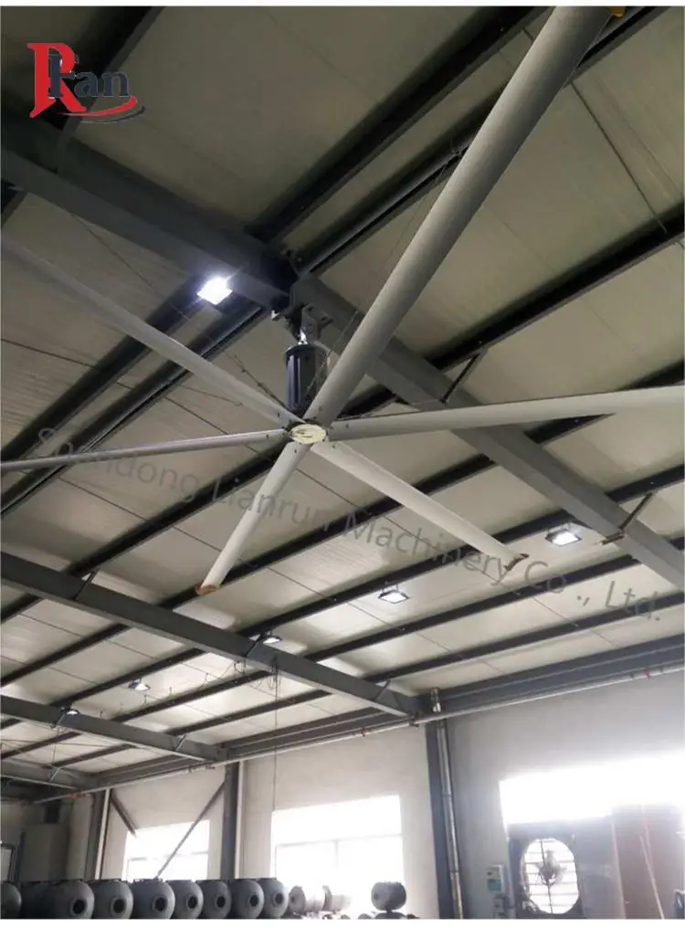 Wholesale cheap price big Large industrial warehouse ventilation modern hanging ceiling fans