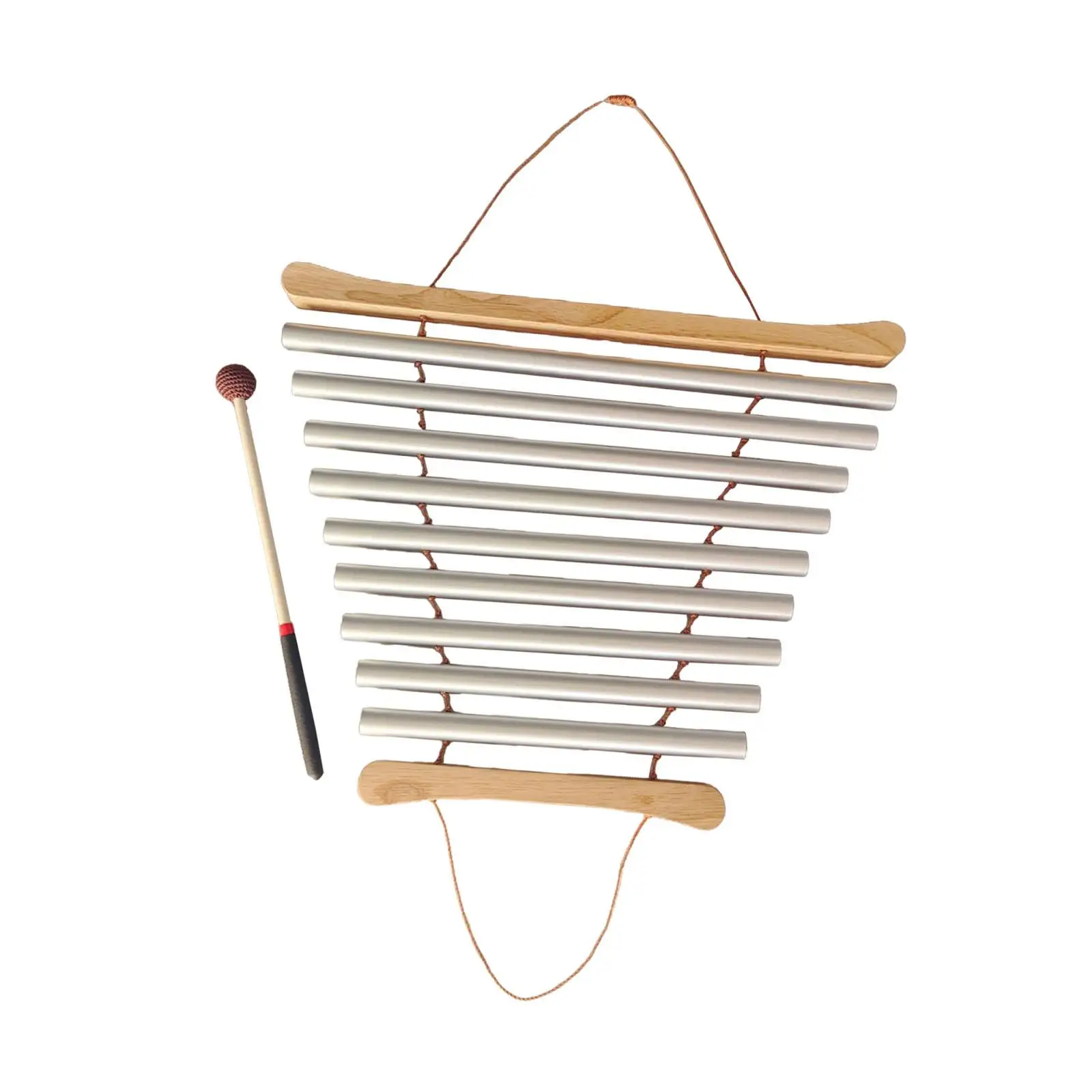 

Wind Chimes Teaching Aid Accompaniment Percussion Instrument with Stick Energy Chime for Classroom Yoga Beginners Kids Children