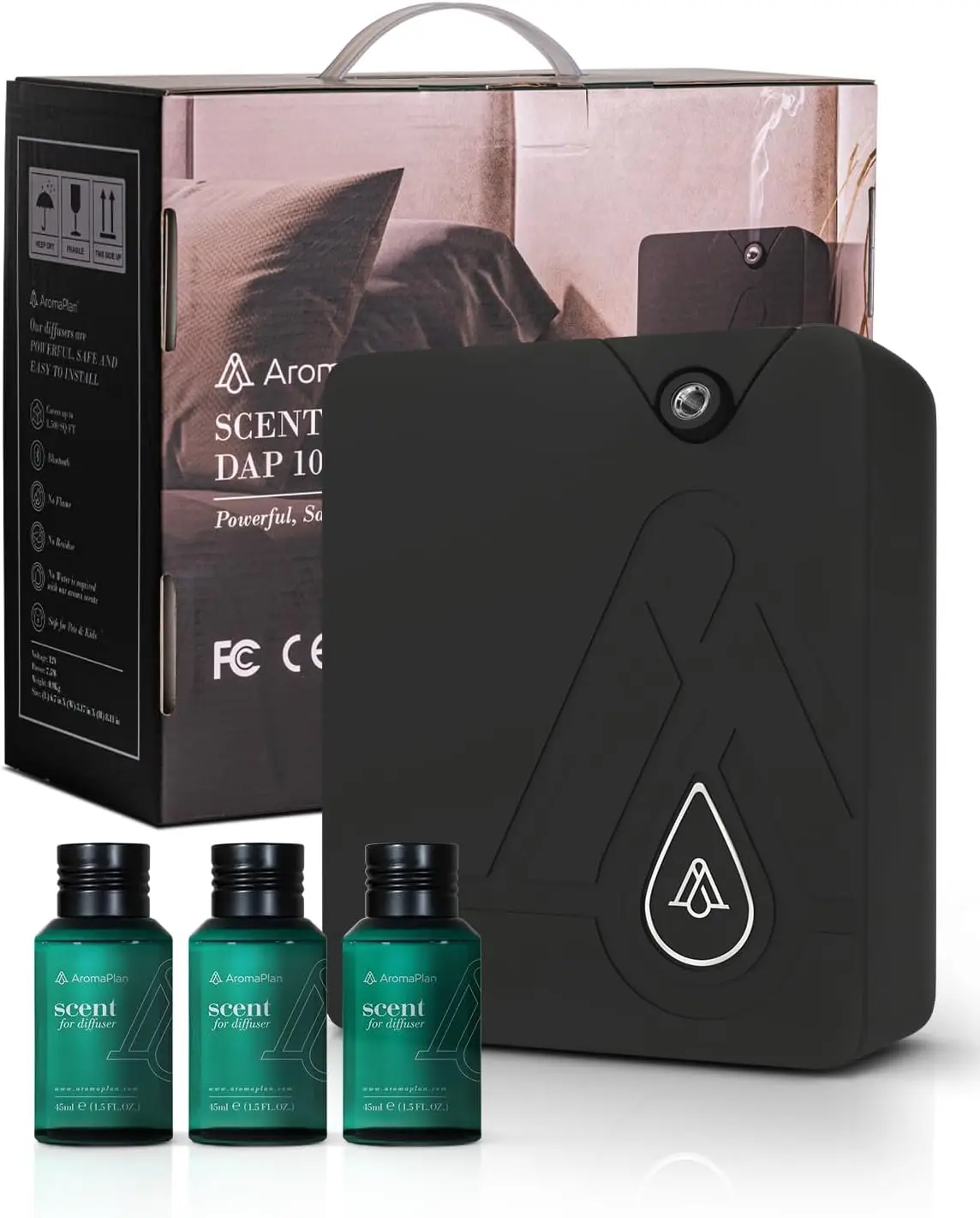 

Умный Ароматизатор воздуха с Bluetooth для дома + 3 ароматизатора-технология Smart Cold Air, гостиничный коллекционный диффузор, вода